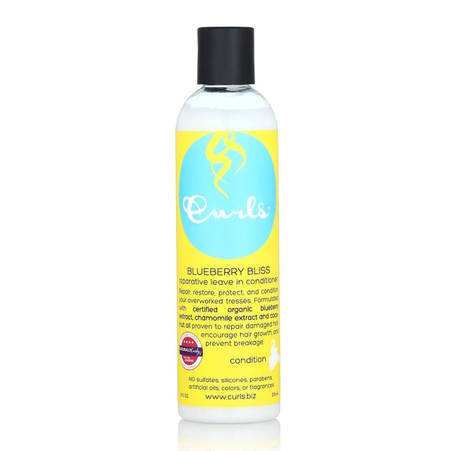 Curls Reparative Leave in Conditioner - Blueberry Bliss, 8 oz-859776000208-LR-355199-1-LR eShop
