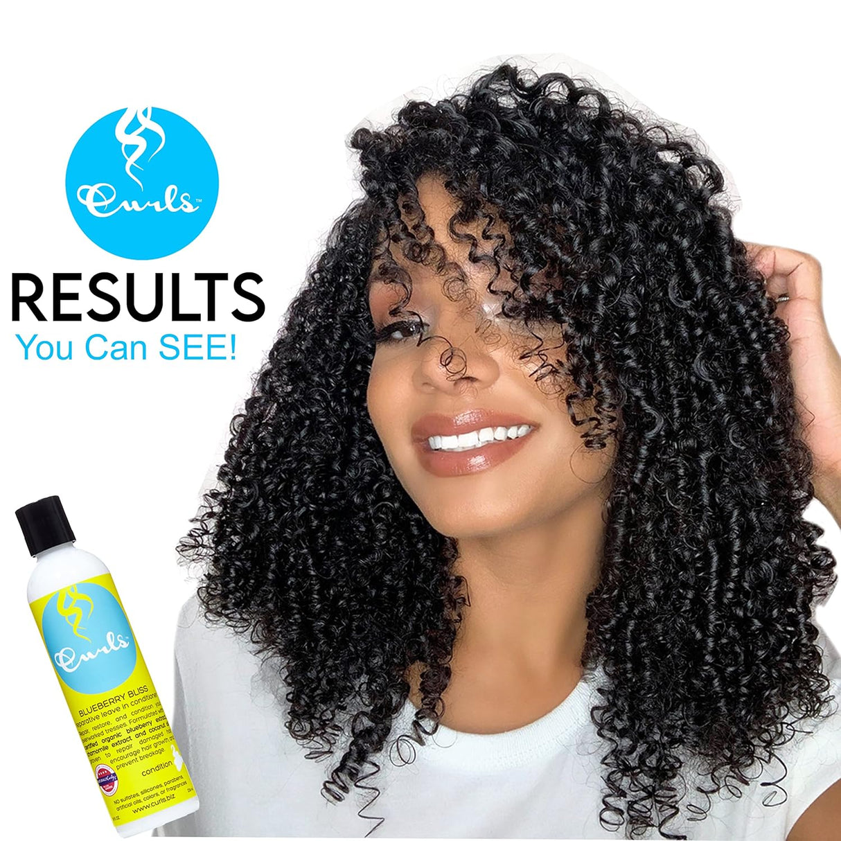 Curls Reparative Leave in Conditioner - Blueberry Bliss, 8 oz-859776000208-LR-355199-3-LR eShop