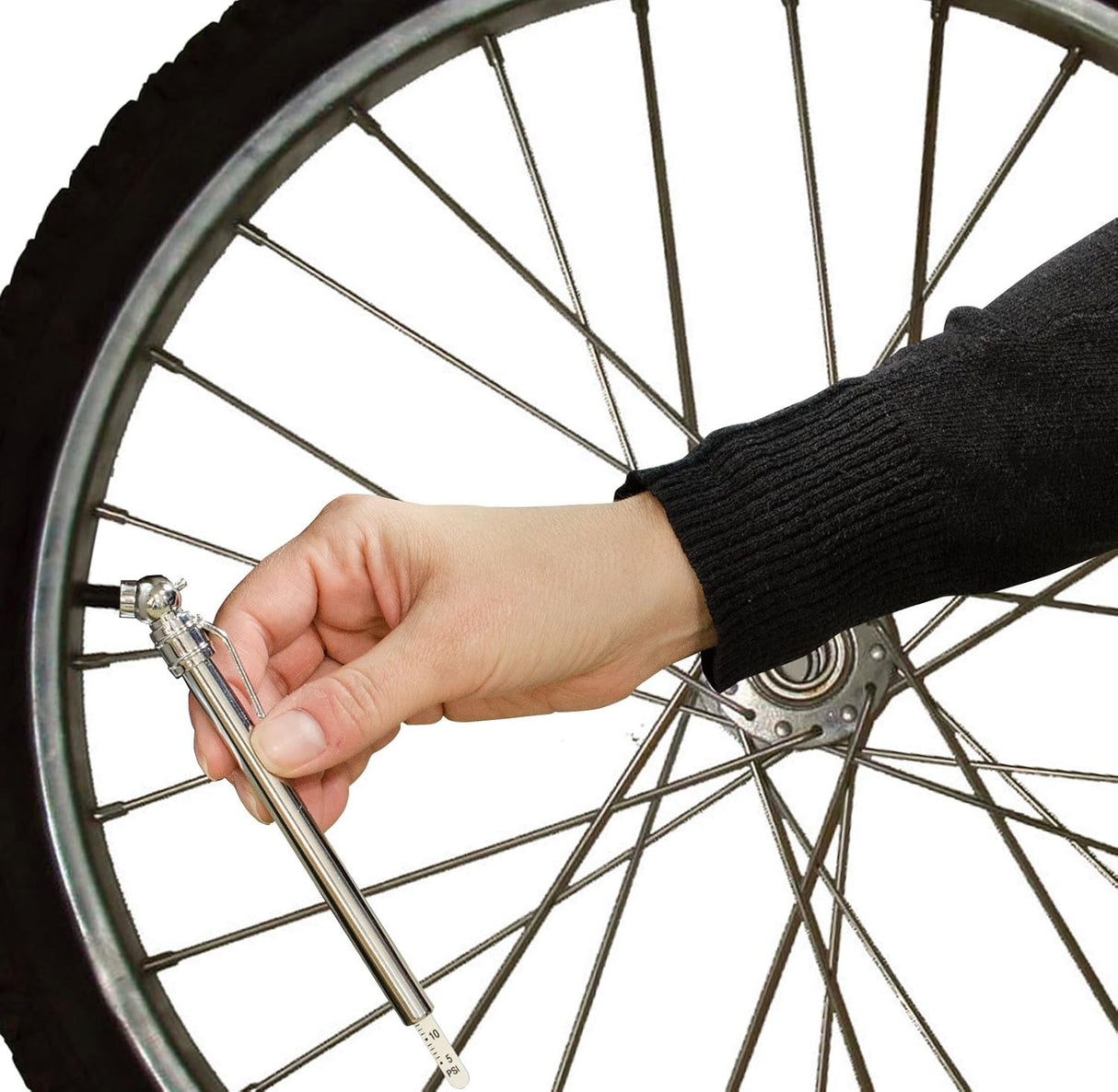 Custom Accessories 5-50 psi Chrome-Plated Tire Gauge-077341744467-LR-227729-4-LR eShop