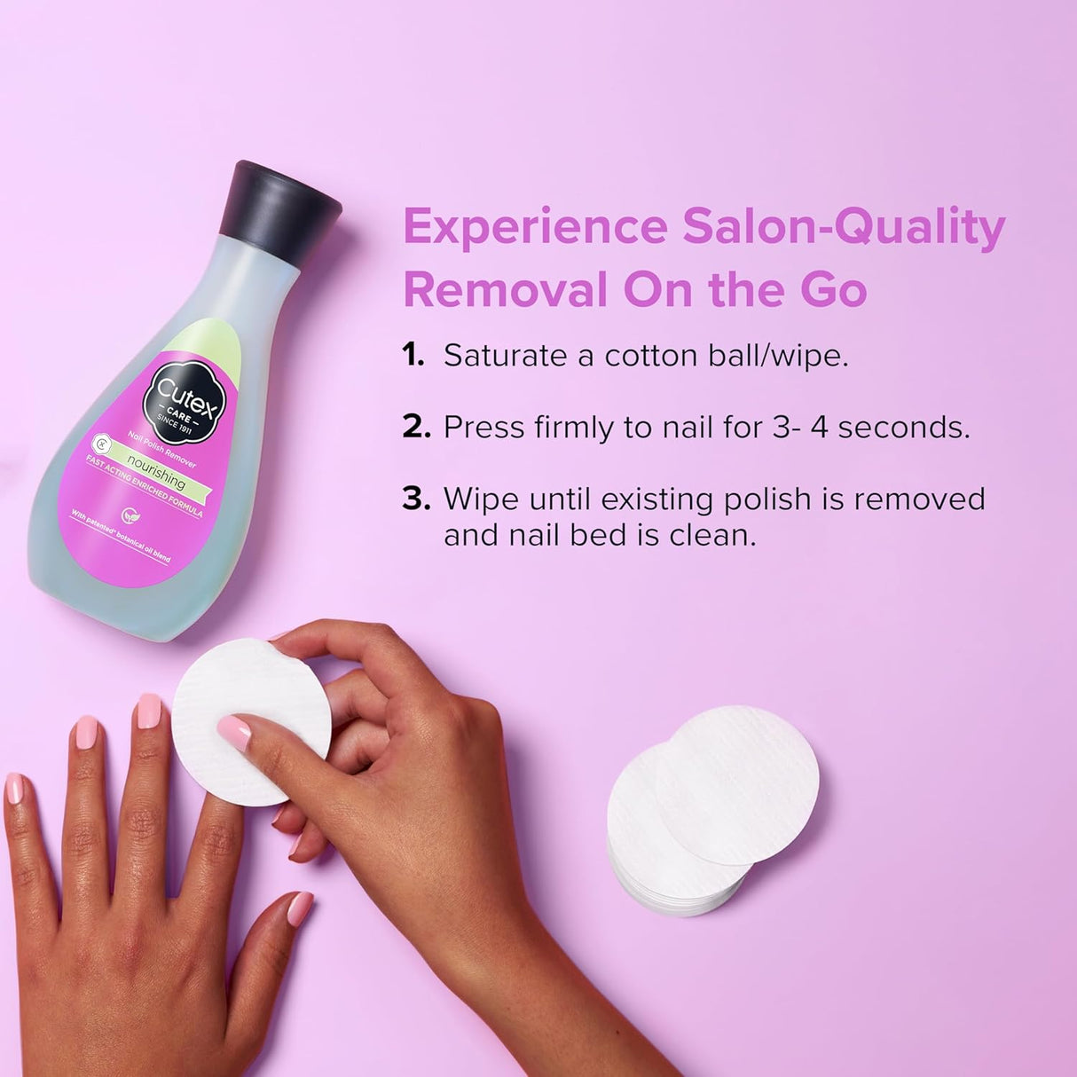 Cutex Nourishing Nail Polish Remover, 6.7 oz-309971370229-LR-309013-4-LR eShop