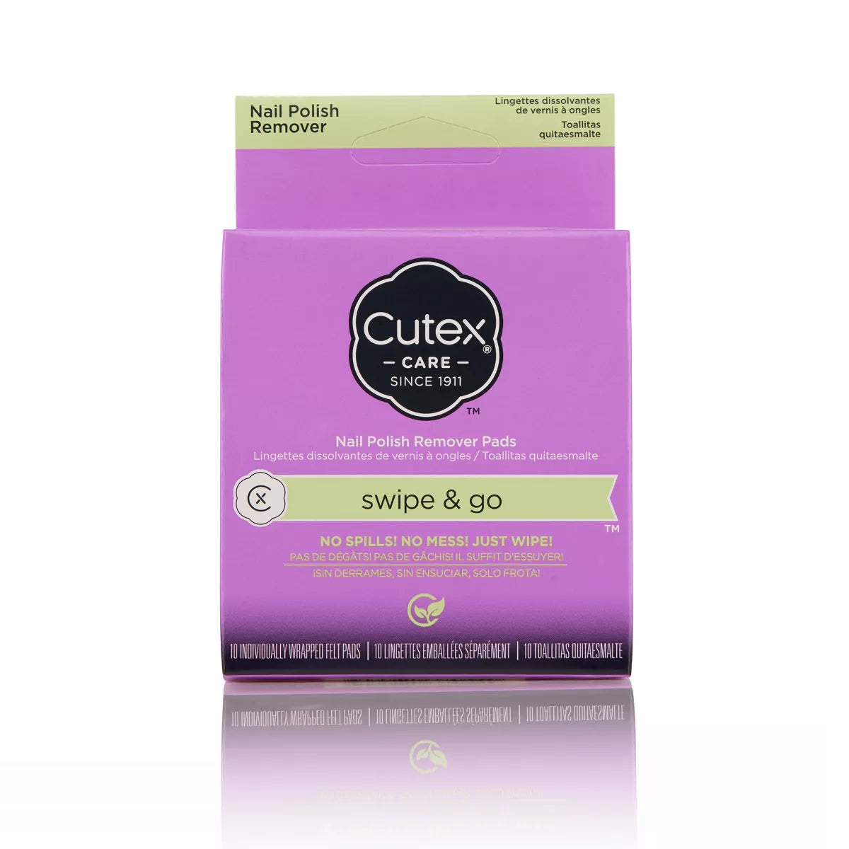 Cutex Swipe and Go Nail Polish Remover Pads, 10 count-309971370540-LR-309016-1-LR eShop