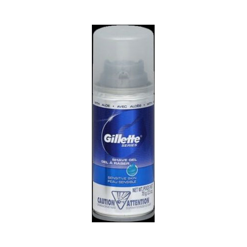 Gillette Series Soothing Shave Gel for men with Aloe Vera, 2.5oz