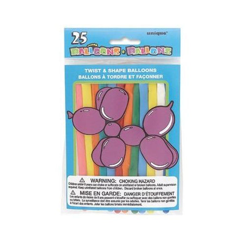 BALLOON TWISTY 25CT