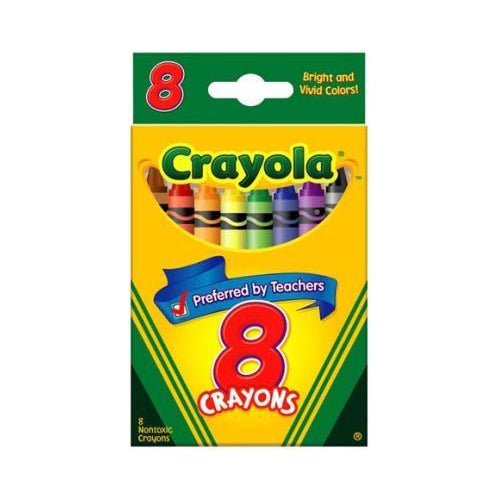 Crayola Classic Crayons  School Supplies  8 Count