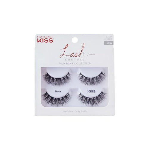 KISS Lash Couture Double Pack Faux Mink, Nuse