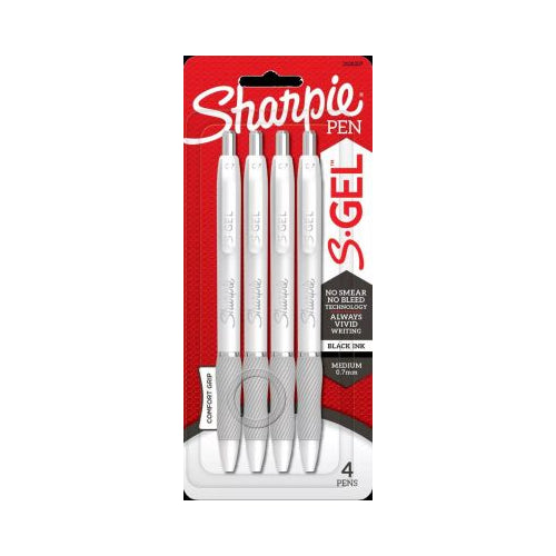 Sharpie S-Gel Pens 4CT Fashion White