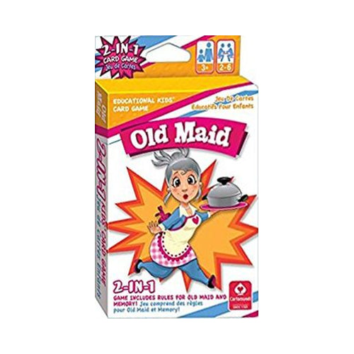 Old Maid Card Game 2-In-1