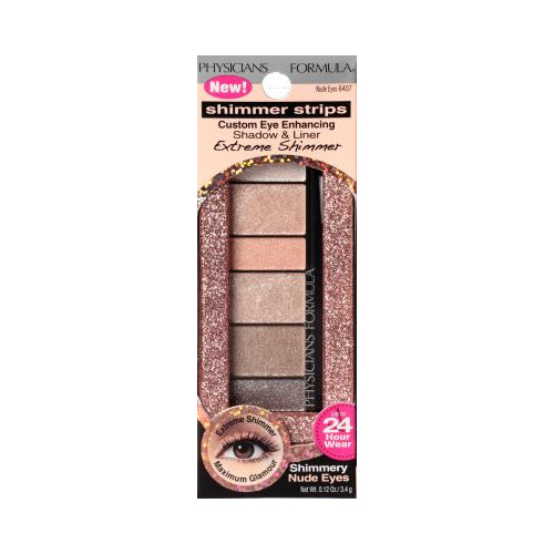 Physicians Formula Shimmer Strips Custom Eye Enhancing Extreme Shimmer Shadow & Liner - Nude Eyes