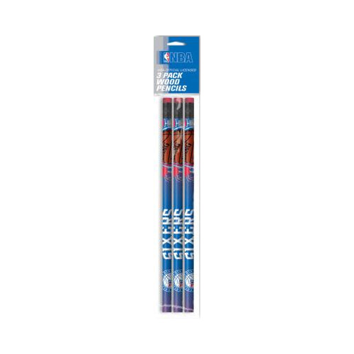 76ERS 3PK WOOD PENCIL