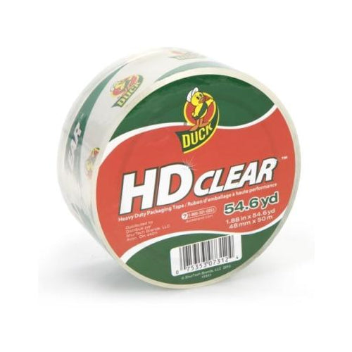 Duck® Brand HD Clear™ Heavy Duty Packing Tape - Clear, 1.88 in. x 54.6 yd.