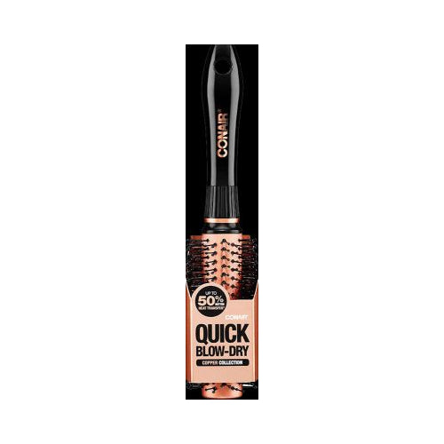 BRUSH QUICK BLO RND BLK/COPPER