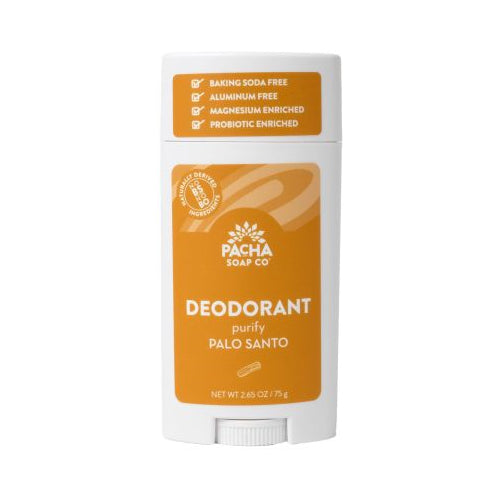 PACHA SOAP CO DEODORANT, PALO SANTO 2.65 OZ