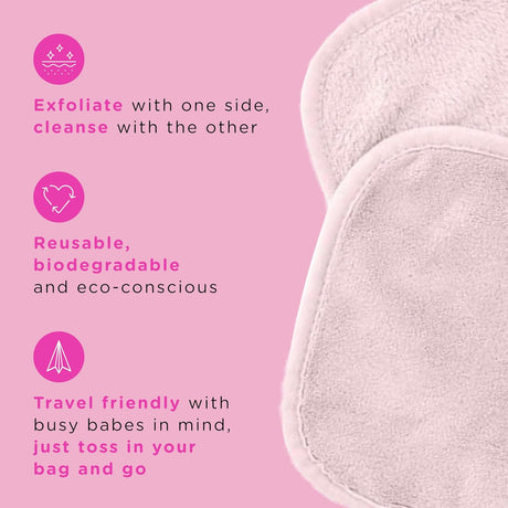 DANIELLE creations Erase Your Face Eco-Friendly Reusable Makeup Remover Pads, 2 count-064323287869-LR-348374-2-LR eShop