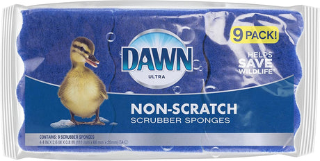 Dawn Non-Scratch Kitchen Dish Sponges, 9pk-011171380648-LR-337170-1-LR eShop