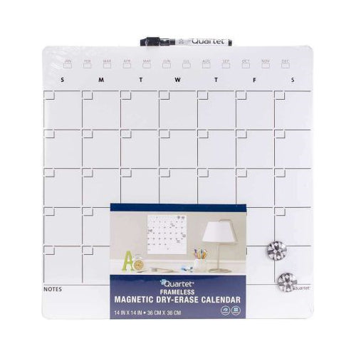 Quartet Magnetic Dry-Erase Calendar 1.0ea