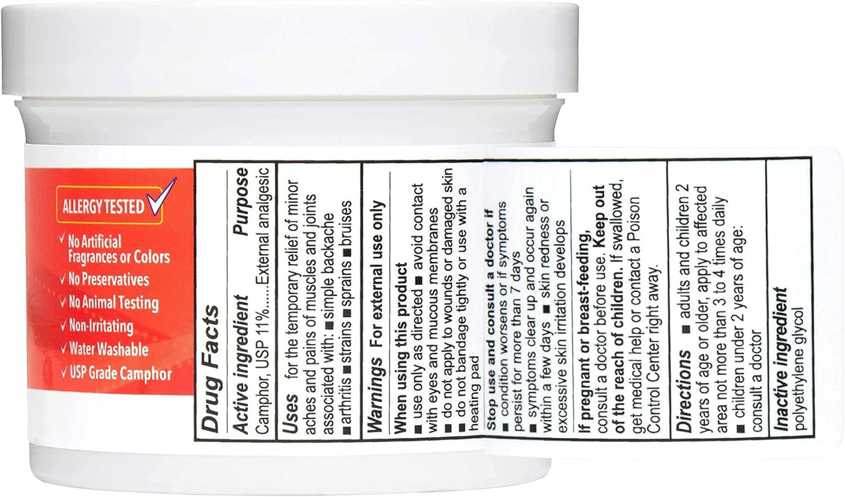 De La Cruz Camphor Ointment Pain Relieving Rub, 2.5 oz-024286150020-LR-224692-3-LR eShop