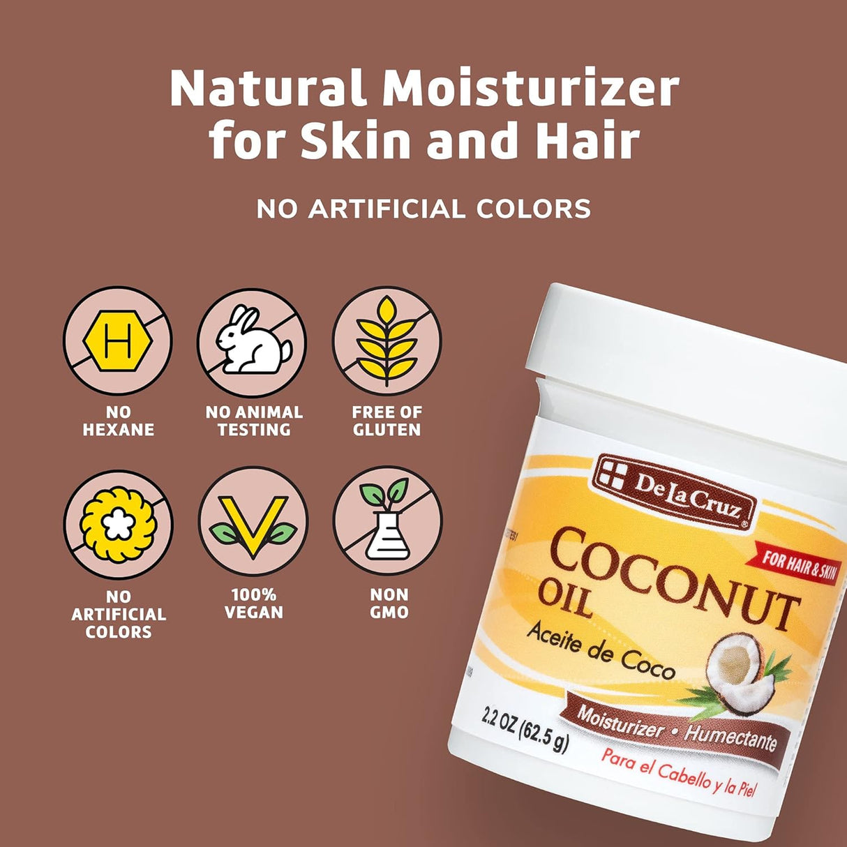 De La Cruz Coconut Oil Moisturizer, 2.2 oz-324286154609-LR-338690-6-LR eShop