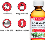 De La Cruz Rosemary Hair and Skin Oil, 2 oz-024286153915-LR-355656-8-LR eShop