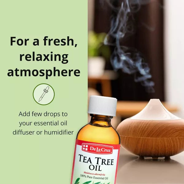 De La Cruz Tea Tree Essential Oil, 2 oz-024286152628-LR-318067-3-LR eShop