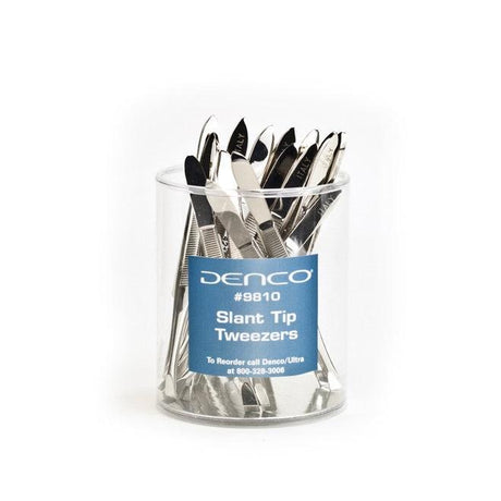 Denco Slant Tip Tweezer Drum, 24 count-LR-365907-1-LR eShop