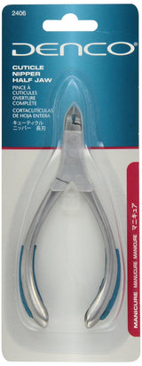 Denco Stainless Steel Cuticle Nipper - Half Jaw-042137240607-LR-362993-1-LR eShop