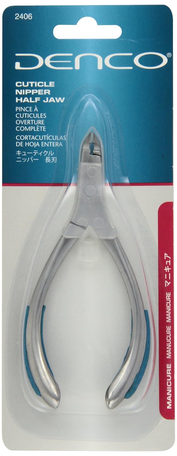 Denco Stainless Steel Cuticle Nipper - Half Jaw-042137240607-LR-362993-1-LR eShop