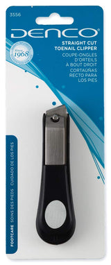 Denco Stainless Steel Straight Cut Toenail Clipper - Assorted Colors-042137355608-LR-363081-1-LR eShop