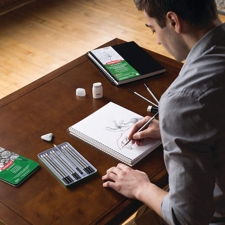 DERWENT Academy Heavyweight Sketchbook, 11" x 8.5"-043100549628-LR-330649-2-LR eShop