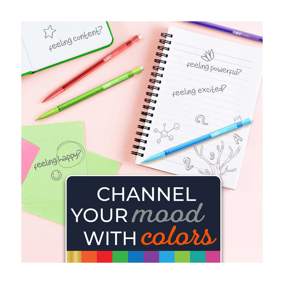 BiC Color Cues Mechanical Pencil, 10 count