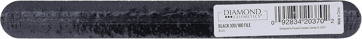 Diamond Cosmetics Black Grit Nail File, 100/180-092834203702-LR-161918-3-LR eShop