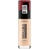 L'Oreal Paris Infallible 24 Hour Fresh Wear Foundation, Lightweight, Ivory, 1 oz.