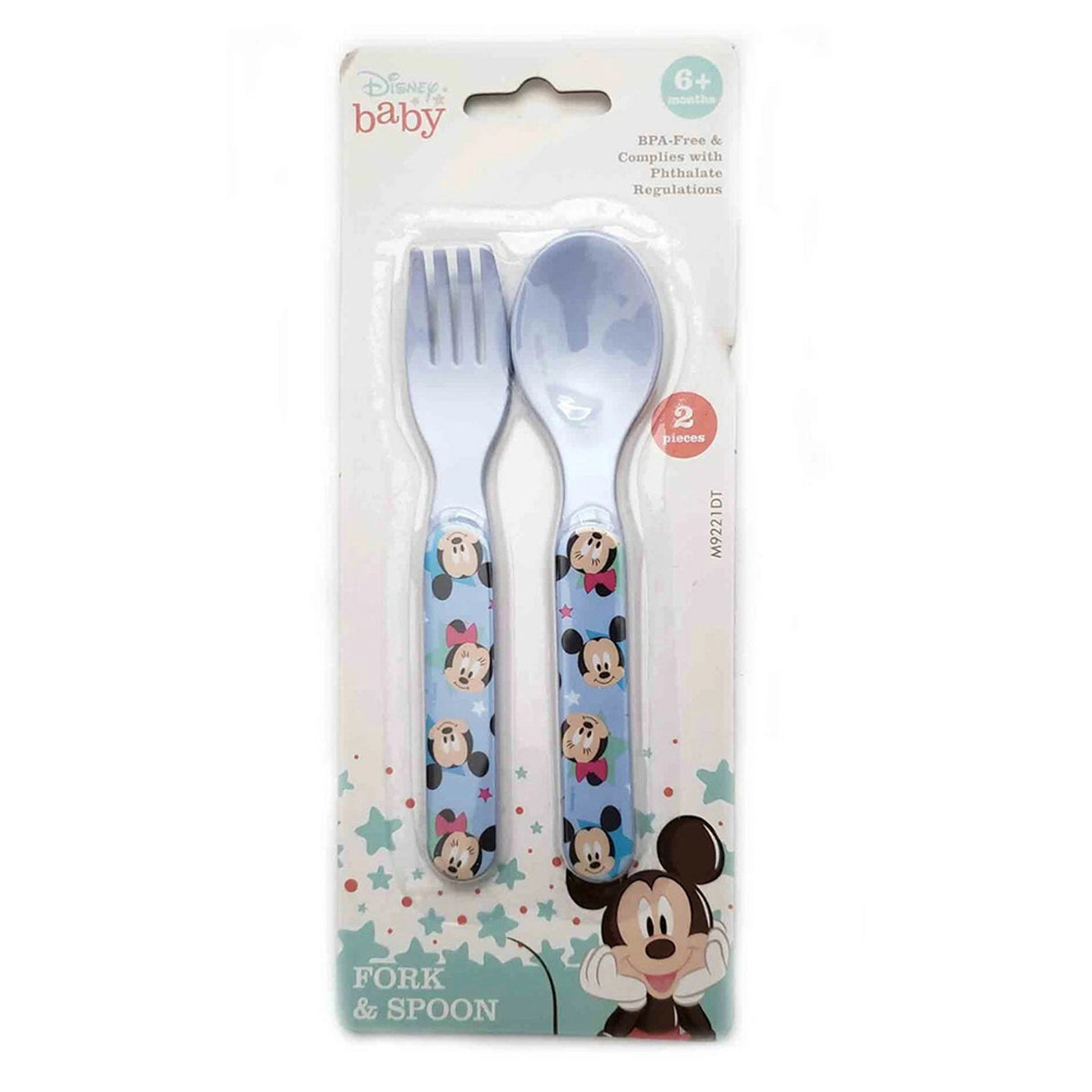 Disney Baby Mickey & Minnie Mouse Fork and Spoon Set - Assorted-094606092217-LR-353509-1-LR eShop
