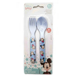 Disney Baby Mickey & Minnie Mouse Fork and Spoon Set - Assorted-094606092217-LR-353509-1-LR eShop