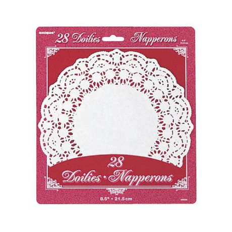 DOILIES 8.5" WHITE RD LACE-011179068043-LR-146078-1-LR eShop