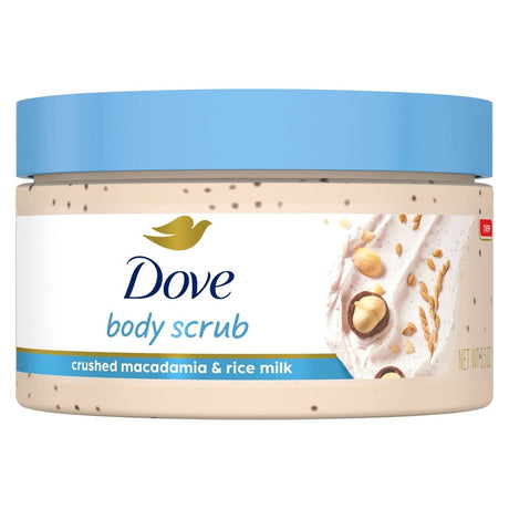 Dove Beauty Mini Body Scrub - Crushed Macadamia & Rice Milk - Travel Size - 3.5oz-011111048270-LR-358635-1-LR eShop