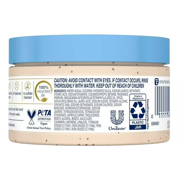 Dove Beauty Mini Body Scrub - Crushed Macadamia & Rice Milk - Travel Size - 3.5oz-011111048270-LR-358635-2-LR eShop