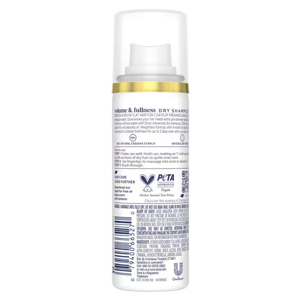 Dove Beauty Volume & Fullness Dry Shampoo, 1.15 oz-079400665270-LR-351348-3-LR eShop