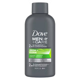 Dove Men + Care Fresh and Clean 2-in-1 Shampoo and Conditioner, 3 oz-079400473639-LR-340623-1-LR eShop