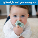 Dr Brown's HappyPaci One-Piece 100% Silicone Pacifier - 0-6 Months, 3 count-072239325520-LR-346600-4-LR eShop