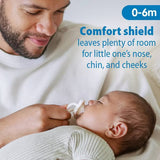 Dr Brown's HappyPaci One-Piece 100% Silicone Pacifier - 0-6 Months, 3 count-072239325520-LR-346600-5-LR eShop