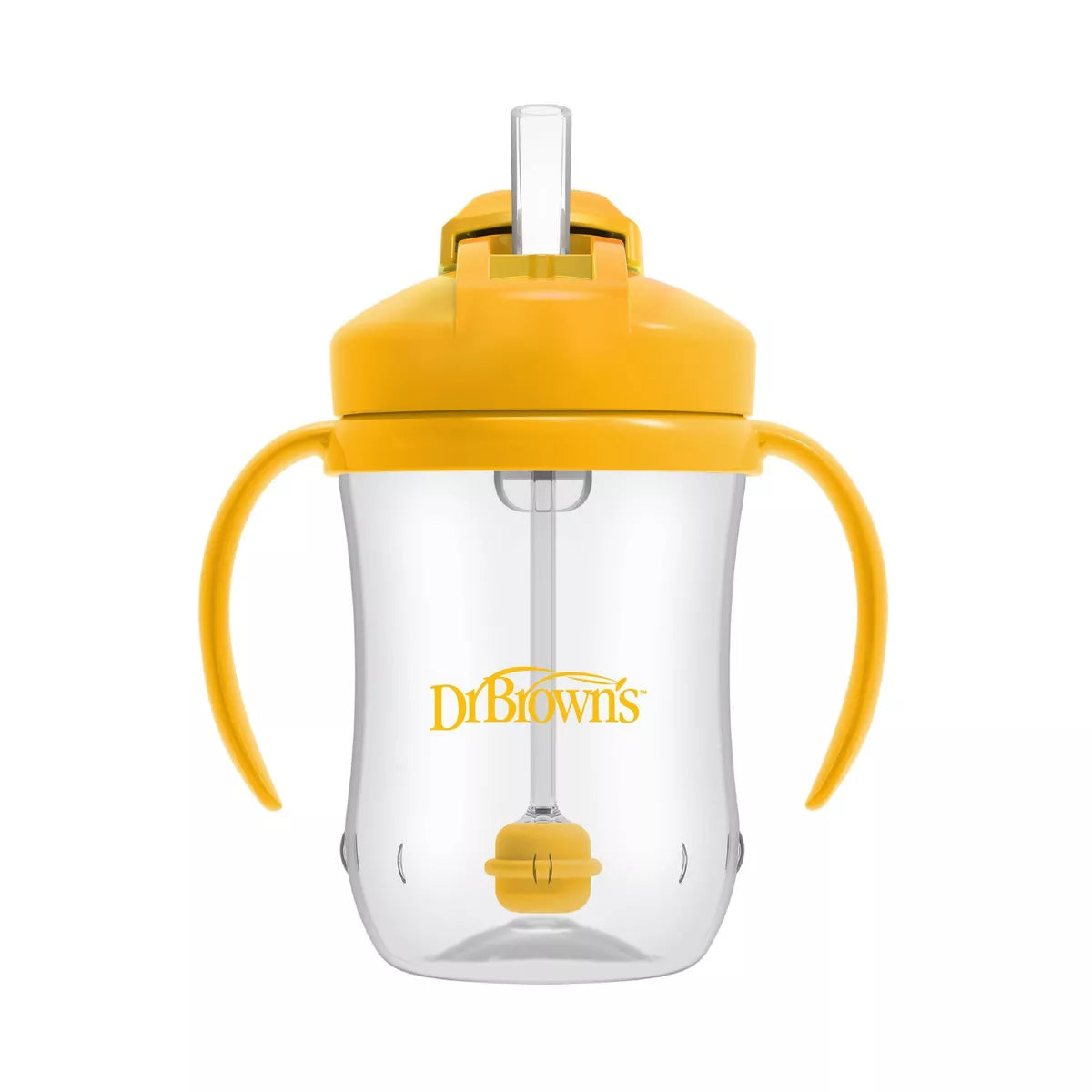 Dr Brown's Milestones Baby’s First Straw Training Cup - Yellow, 9 oz-072239327562-LR-346593-2-LR eShop