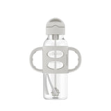 Dr Brown's Milestones Narrow Sippy Straw Bottle - Gray, 8 oz-072239324615-LR-346598-2-LR eShop