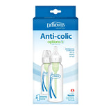 Dr Brown’s Natural Flow Anti-Colic Options Plus Narrow Baby Bottle, 8 oz - Clear, 2 count-072239306932-LR-346582-1-LR eShop