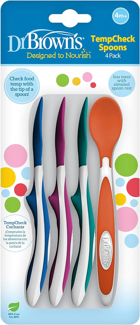 Dr Brown's TempCheck Color-Changing Spoons, 4 count-072239322581-LR-346597-1-LR eShop