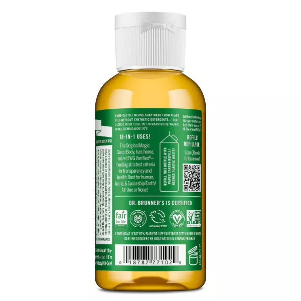 DR. BRONNER'S Magic Pure Castile Liquid Soap - Almond, 2 oz-018787771020-LR-351420-6-LR eShop