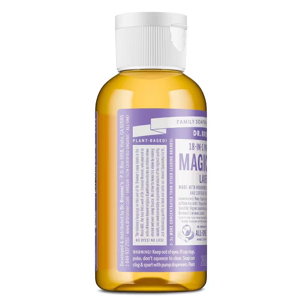 DR. BRONNER'S Magic Pure Castile Liquid Soap - Lavender, 2 oz-018787774021-LR-310920-3-LR eShop
