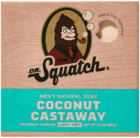 Dr. Squatch Mini Bar Soap - Coconut Castaway, 2.3 oz-810095599361-LR-358760-1-LR eShop