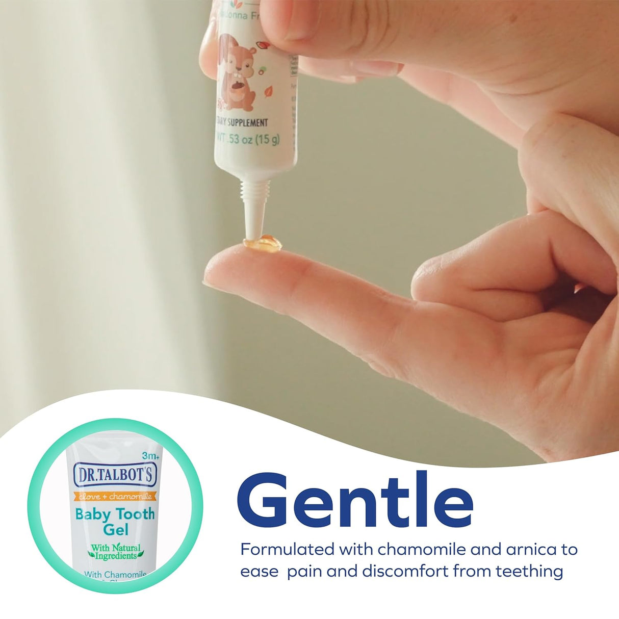 DR. TALBOT'S Baby Tooth Gel for Sore Gums, .53 oz-370797250392-LR-331560-4-LR eShop