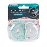 DR. TALBOT'S Soft-Flex Orthodontic Pacifiers, 6-12 months - Aqua and Clear, 2 count-370797930065-LR-355962-1-LR eShop
