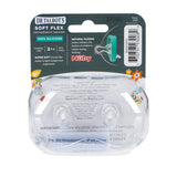 DR. TALBOT'S Soft-Flex Orthodontic Pacifiers, 6-12 months - Aqua and Clear, 2 count-370797930065-LR-355962-5-LR eShop